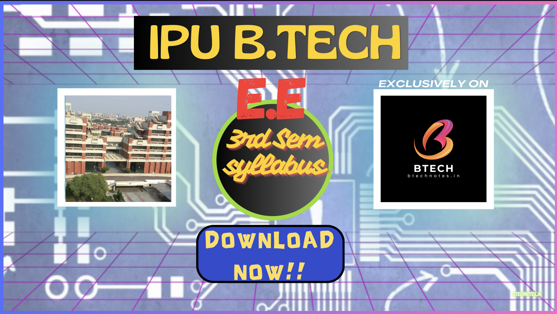 IPU B.Tech EE 3rd Semester Syllabus